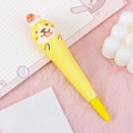 Cute yellow cartoon Corgi squishy gel pen with slow rebound stress relief design - Yellow Sea Lion