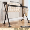 1.3-2.3m Extendable & Adjustable - Selective Version Classic Black