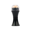 Dual-head black oil-absorbing volcanic stone face roller with a beige rolling ball - Single Head Black
