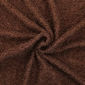Brown lamb wool fabric with curly texture for DIY Christmas bouquet wrapping - 50cm*1.5m / Dark Coffee Teddy Fleece