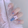 Blue White Fresh Bowknot (N5096)