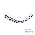 Dalmatian spotted faux fur plush animal tail accessory for Halloween cosplay costume - 32cm Regular Tail / Dalmatian