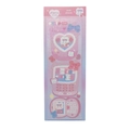 Pink Y2K cartoon stickers set featuring retro phone, rabbit and heart motifs - Pink - Phone Rabbit