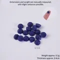 Miniature de mûre réaliste bleu-violet de 1,2 cm en résine pour le bricolage manuel - 0.7cm Mûre Bleue (Petit)