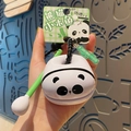 Panda electronic wooden fish decompression toy keychain with green knocking stick - Panda Wooden Fish - Sad