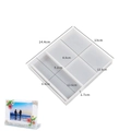 Stampo in silicone per supporto cornice fai-da-te con misure precise delle dimensioni - Cornice Quadrata - Piccola
