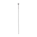 Polished silver stainless steel ball head pin accessory for DIY jewelry making - 30*0.5mm (KLJ536-Z)