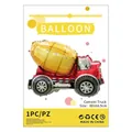 Construction cement mixer truck foil balloon for party decoration, size 82X68.5cm - Cement Mixer