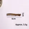 Barrette Y2K en métal argenté en forme de peigne pour femmes, accessoire minimaliste de 6cm - Pince Bec de Canard Peigne (X1-451) / 6cm