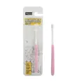 Pink Sloppup Dentisoft pet toothbrush for dogs and cats with soft bristles and non-slip handle - Pink