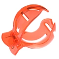 Translucent red golf ball liner marker tool with a simple hollow plastic design - Liner Tool / Red