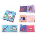 Musical instruments theme soft cloth book for babies with colorful cartoon illustrations - Musical Instruments