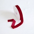 Deep red velvet ribbon roll for Christmas gift wrapping and DIY bows decoration - Velvet 2.5cm Red 5 Yards