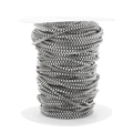 Silver stainless steel box chain roll for DIY jewelry making on white spool - 2mm Box Chain / Steel