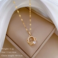 Detaillierte Ansicht der 520 Goldkette mit Maßen 2,1x1,4cm und Gewicht 3,1g in einer Schmuckbox - Gold (B113)