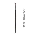 Concealer brush with dark brown glitter handle and pointed bristles for precise makeup - Acne Concealer Brush (silver Nozzle)