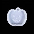 Stampo in silicone a forma di zucca per candele Halloween fai-da-te, 10,4x9,4cm - Zucca (LZ#75)