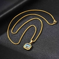 Met Ketting Goud/Abalone Schelp