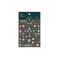 Adesivi unghie Garden Bear TS-1690 con orsetti disegnati a mano e motivi arcobaleno - Orso del Giardino (TS-1690)