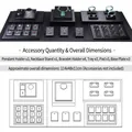 Black leather jewelry display set for necklaces and bracelets on shop counters - Black Jewelry Display Set 8