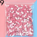 Christmas stocking polymer clay slices in red and white colors for DIY nail art crafts - 9-Christmas Sock