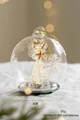 Luminous glass Christmas angel ornament with 8cm sphere and built-in LED lighting - Angel Glass Ball (8cm) / 8cm