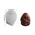Dragon egg silicone mold with detailed relief patterns for DIY candles and resin crafts - NO.3 Embossed Dragon Egg