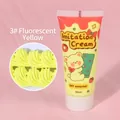 50ml DIY imitation cream glue in fluorescent yellow for handmade crafts tube - 50g + 1 Nozzle / 3# Fluorescent Yellow
