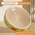 Sisal cat scratching bed shaped like a large strawberry can with 45cm diameter - Strawberry Canned (Green)