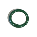 Deep green round spring O-ring buckle with metallic finish for DIY keychains - Dark Green