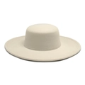 Sombrero bolero clásico en fieltro color crema de ala ancha para invierno - M (56-58cm) / Off-white (Wide Brim)