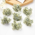 Artificial hydrangea flower heads DIY craft accessories for hairwear and apparel decoration items. - Mung Bean Green