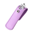 6-piece stainless steel earwax removal kit in a premium purple PU leather travel case - 6-Piece Set / Purple