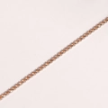Detail of silver tennis bracelet featuring prong-set yellow round cubic zirconia stones - Silver-Champagne Zirconia