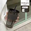 Large Grey+Black Lid+Black Straw+Deer Sleeve Grey