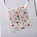 5D stereoscopic hamster nail art decals with cute seeds and pets theme TS-2089 - Hamster Pet (TS-2089)