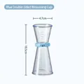 Blue silicone bear dual-ended measuring jigger with clear graduation scales - Double-Ended Jigger [Blue]