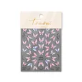 Pegatinas 3D para uñas con mariposas en degradado rosa y azul, estilo MS 485 de Tomoni - Mariposa En Relieve 3D (MS485)