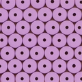Perline distanziatrici tonde in argilla polimerica viola per gioielli fai-da-te - Viola