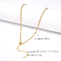 2.5mm gold-plated stainless steel snake chain necklace with lobster clasp, 45+5cm length - 2.5mm Double Link Box Chain - Gold