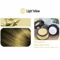 Waterproof hair shadow powder in 08 light yellow with puff and mirror for root touch-up - Light Yellow #8