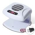 Leistungsstarker weißer Nagelstaubsauger mit Digitalanzeige und US-Stecker - WC003-US-Stecker-Weiß / Weiß