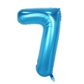 Número 7 Azul