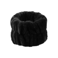 Polsino assorbente in pile corallo nero per lavare il viso senza bagnare le maniche - Polsino Singolo (11#) / Nero