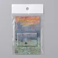 Claude Monet Impression Sunrise art acrylic fridge magnet in elegant packaging - Impression Sunrise