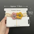 White cardboard hair accessory display card with Fashion Jewelry text for long headbands - kp1104 Rectangular I-shape Card (6.7*17.9, approx. 100pcs)