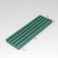 Deep green jewelry display stand with dimensions of 30cm length and 341g weight - Green Card Rack