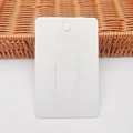 White cardboard accessory display card with a pink bear outline and Hello text - Medium Bear-7*11cm
