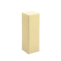 Vertical rotating butter spreader stick in pale yellow plastic for kitchen and baking - 11*3.6*3.6cm / Light Yellow