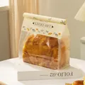 Bakery bread packaging bag with clear window and Lucky Gift print in large size - Lucky Gift / 22x28+11cm (50 Pieces/Pack)